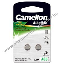 Camelion gombelem AG3, SR736, LR736 2db/csom.