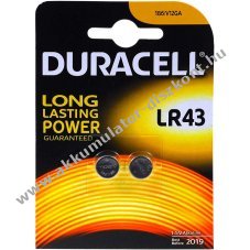 Duracell gombelem tpus LR43 2db/csom.