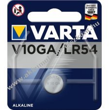 Varta gombelem 189 LR54 V10GA 1131 1db/csom.