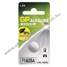 GP Alkli gombelem LR9 (625A) 1db/csomag