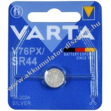 Varta gombelem SR44 G13 357 V 76 PX 1db/csom.