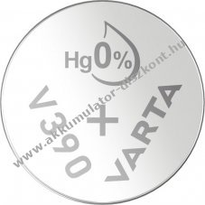 Varta SR54 V390 ez�st-oxid cink gombelem 1db/csomag 1,55V - A k�szlet erej�ig