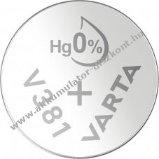 Varta SR55 V381 ez�st-oxid cink gombelem 1db/csomag 1,55V