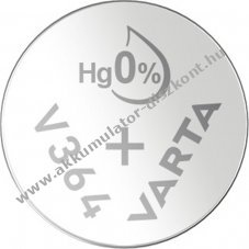 Varta SR60 V364 ez�st-oxid cink gombelem 1db/csomag 1,55V �raelem