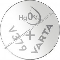 Varta SR63 (V379) ez�st-oxid cink gombelem 1db/csomag 1,55V - A k�szlet erej�ig