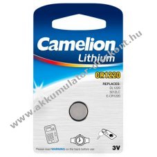 Camelion lithium gombelem CR1220 1db/csom.