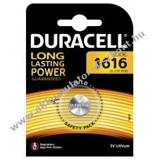 Duracell lithium gombelem CR1616 1db/csom.