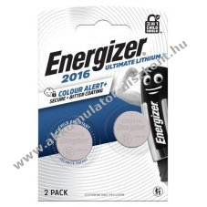 Energizer Gombelem Ultimate L�tium CR2016 2db/csomag
