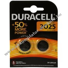 Duracell Lithium gombelem CR2025 DL2025 2db/csom.