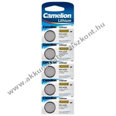 Camelion lithium gombelem CR2025 5db/csom.