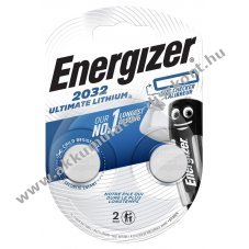 Energizer Ultimate Lithium CR2032 gomb elem 3V Performance 2db/csom.