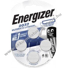 ENERGIZER Ultimate Lithium CR2032 gombelem 4db/csomag