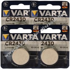 4db Lithium gombelem Varta Electronic CR2430 3V 1db/csom.