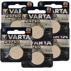 6db Lithium gombelem Varta Electronic CR2430 3V 1db/csom.