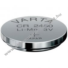 Varta CR2450 Lithium gombelem ipari 20db/csomag