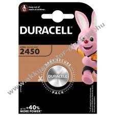 Duracell lithium gombelem CR2450 1db/csom.