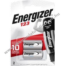 ENERGIZER 123 lthium fot elem 2db/csomag