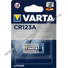 Varta fot elem CR123A 1db/csom.