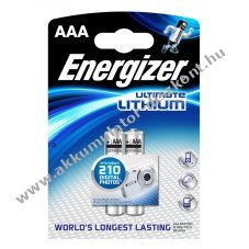 ENERGIZER Ultimate Lithium elem B2 AAA mikro 2db/csom