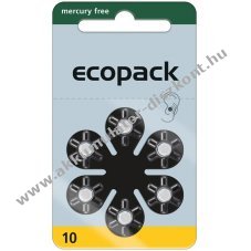 Varta Ecopack elem P10 hallkszlkhez 6db/csomag