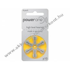 Varta Power One elem P10 hallkszlkhez 6db/csom.