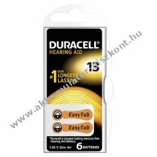 Duracell hallkszlk elem PR48 6db/csom.