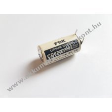 FDK / Sanyo ltium elem tpus  CR17335SE - 2/3A - 3 Volt 1800mAh forraszthat 3pin (1 + / 2 - )