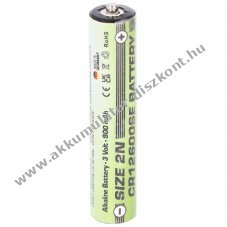 FDK / Sanyo Lithium elem tpus CR12600SE  3 Volt 900mAh