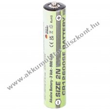 FDK / Sanyo Lithium elem tpus CR12600SE  3 Volt 1500mAh