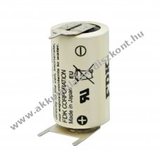 FDK / Sanyo Lithium elem CR14250 SE 1/2AA, IEC CR14250, 3pines (2 + / 1 - ) 10mm rcsmret