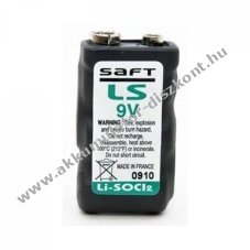 Saft lithium elem t�pus LS9V, 9V