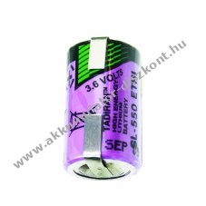 Tadiran lithium elem LTC SL-550/T, U-forrfl, 1/2AA