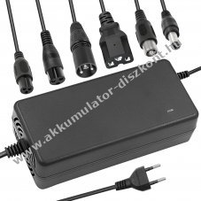 Hlzati tlt, tpegysg, adapter e-bike/roller Li-Ion Akkumultorhoz 54.6V 2A, tbb fle csatlakozva