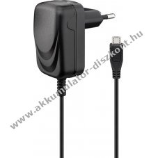 Goobay Micro-USB hlzati adapter 5V 1A 1,5m fekete - Kirusts!