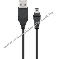 Goobay USB kbel USB A - USB B (mini USB) csatlakozval