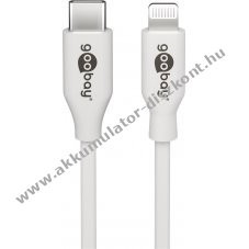 Goobay USB-C - Lightning tlt s szinkronizl MFI kbel 2m - Kirusts! - A kszlet erejig!
