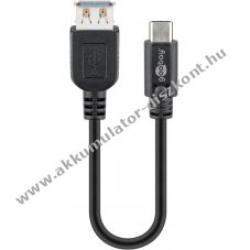 Szinkronizáló és töltő szupergyors USB-C és USB A 3.0 hosszabbító kábel - Kiárusítás!