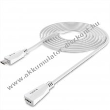 USB-C hosszabt kbel, 6m, fehr