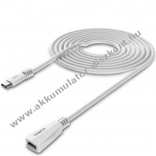 USB-C hosszabt kbel, 6m, fehr