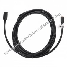 USB-C hosszabt kbel, 3m, fekete, USB-C 3.1