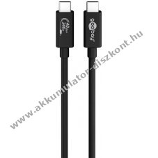 USB-C adat- s tltkbel USB4.0, Gen3x2 240W, 70cm
