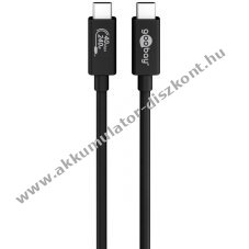 USB-C adat- s tltkbel USB4.0, Gen3x2 240W, 70cm - A kszlet erejig!