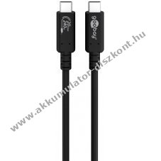USB-C adat- s tltkbel USB4.0, Gen3x2 240W, 2m - A kszlet erejig!