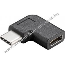 Goobay adapter USB C > USB C  90 fokos csatlakoz