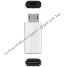 Goobay adapter micro USB B 2.0 > USB C csatlakoz fehr