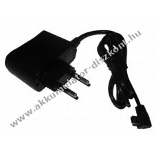 Adapterkbel hlzati adapter mini USB 5V - 1A csatl. 90-os knyk - A kszlet erejig!