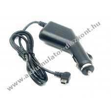 Auts tlt 12V -> mini USB 5V - 1A csatl. 90 fok