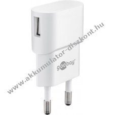 Goobay USB hlzati adapter tlt, tltfej 1A karcs design