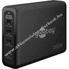 Hlzati gyorstlt 240W USB-C Power Delivery, 3db USB-C, 1db USB-A - A kszlet erejig!
