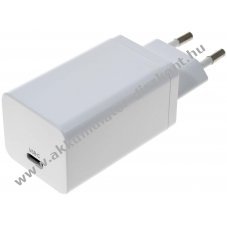 Hlzati USB-C Power Delivery PD PPS tlt / adapter 65W GaN fehr